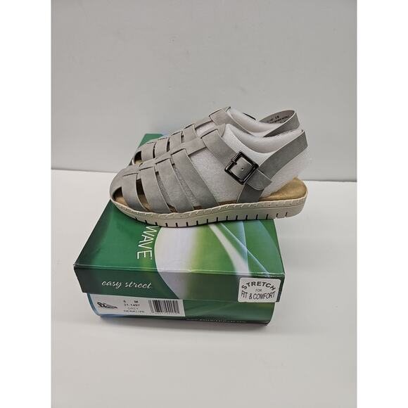 Easy Street Denalize Women’s Gray Casual Sandals / Sz 6M - Picture 7 of 9